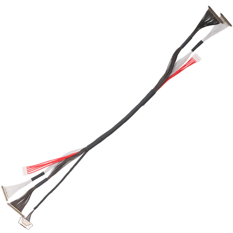 I-PEX 20531-034T-01 With A 0.25mm Pitch Customized Cable To 20633-210T-02S With The Same 0.25mm Pitch