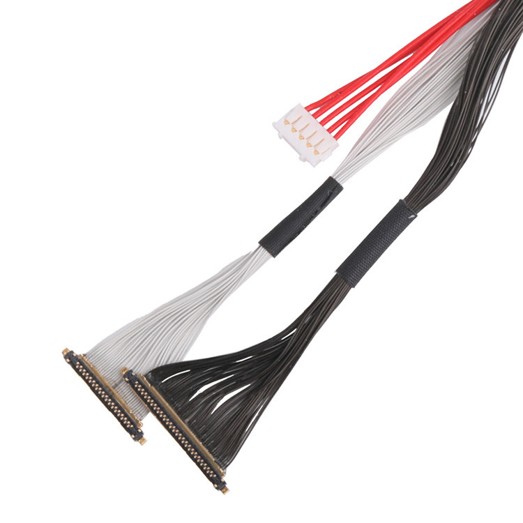 I-PEX 20531-034T-01 With A 0.25mm Pitch Customized Cable To 20633-210T-02S With The Same 0.25mm Pitch