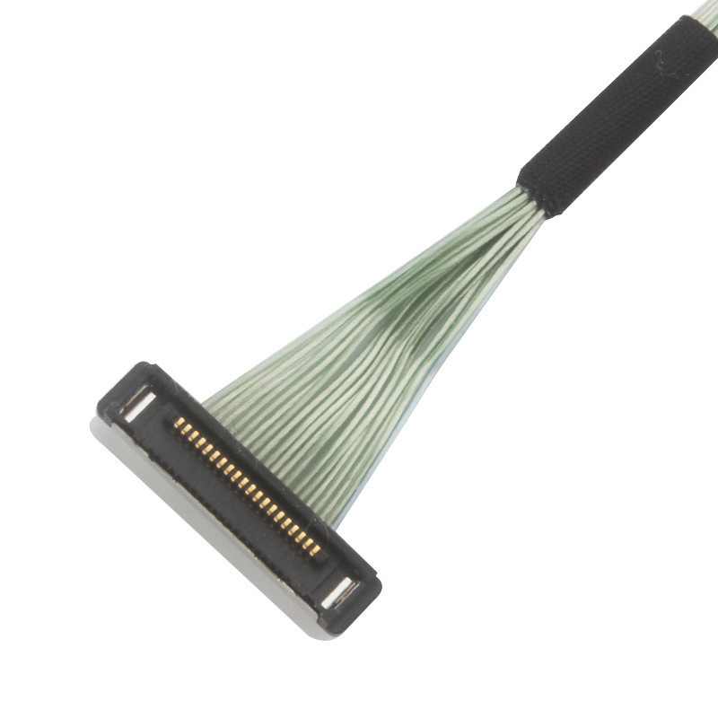 0.4mm Pitch IPEX 20380-R20T-06 Micro Coaxial Cable lvds connector cable 20P 0.4mm pitch