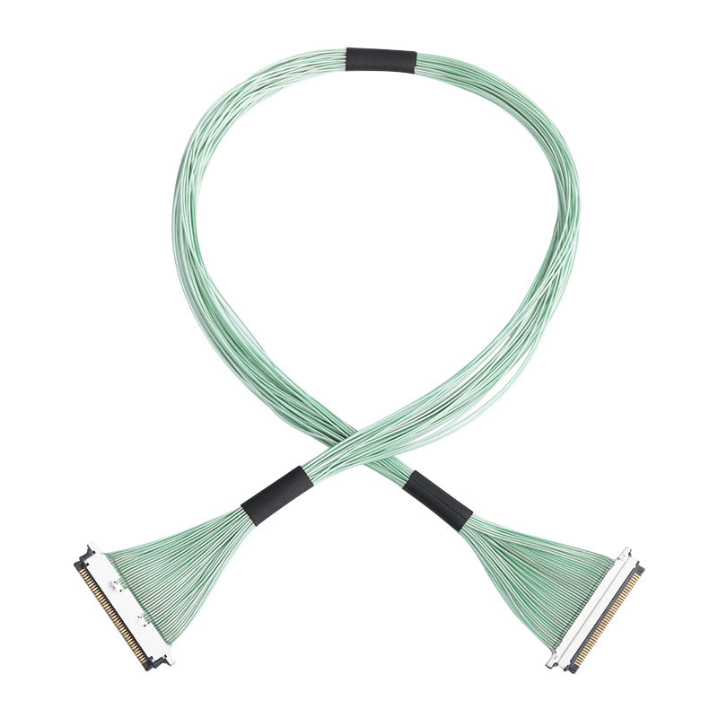 Micro Coaxial Cable Assembly 20345-015T-32R With 15 Pins, Featuring A 0.4mm Pitch And A Horizontal Mating Type Microcoax