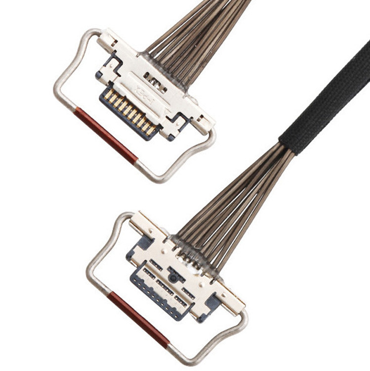 Factory 10 Pin Micro Coaxial Cable 0.4mm Pitch 20633-310T-01S Lvds For Thermal Camera