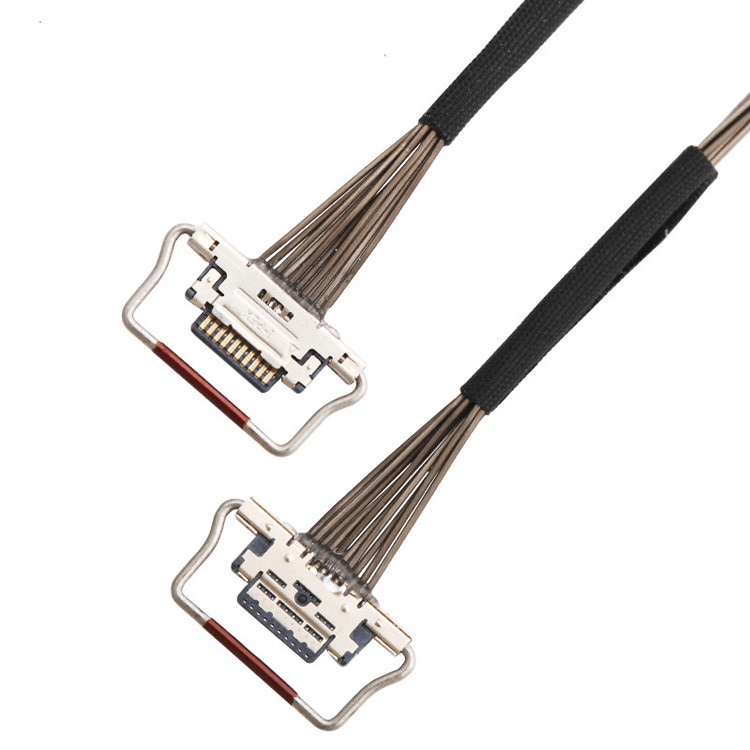 Factory 10 Pin Micro Coaxial Cable 0.4mm Pitch 20633-310T-01S Lvds For Thermal Camera