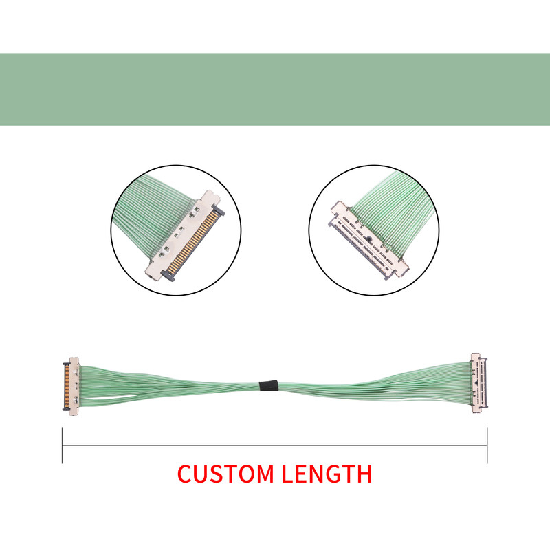 KEL 0.4mm Pitch Micro Coaxial Cable USL20-30SS-010-C 30 Pin 40 Pin Slim Plug Design