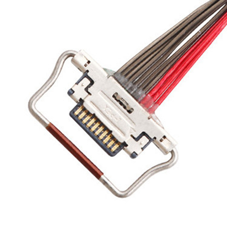 A 10-Pin LVDS Micro Coaxial Cable With A Length Of 150mm, I-PEX Connector With 0.4mm Pitch, Identified As 20633-310T-01S