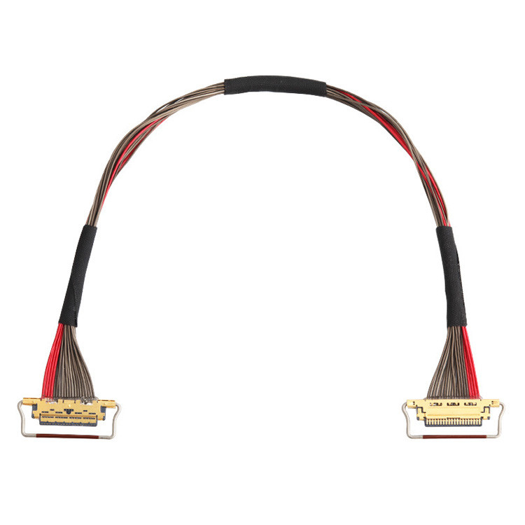 Factory UL EDP LVDS Coaxial Cable I PEX 0.4mm Pitch 20633-220T-01S 20 Pin
