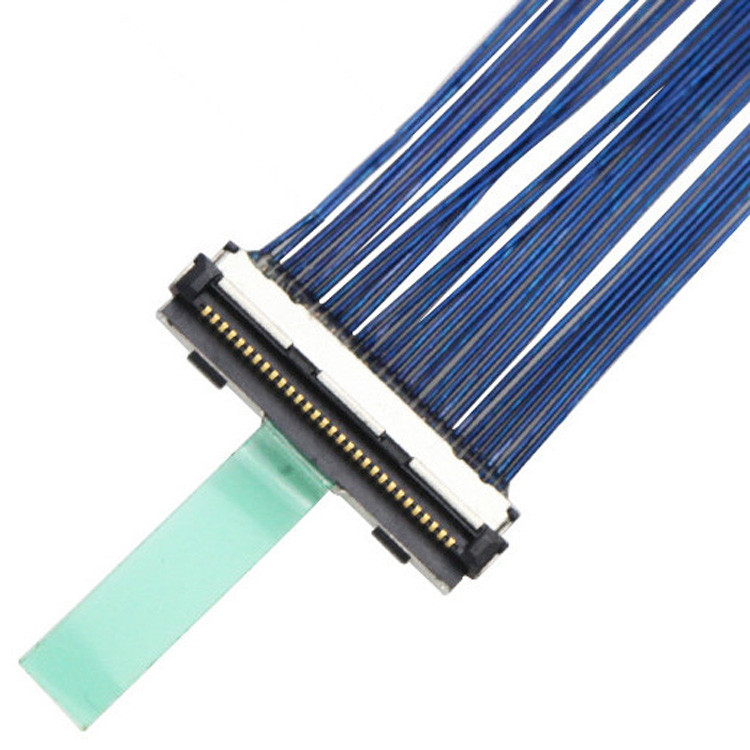 30-Pin LVDS Micro Coaxial Cable With 0.5mm Pitch,  Connector, Designated As DF80D-30P-0.5SD