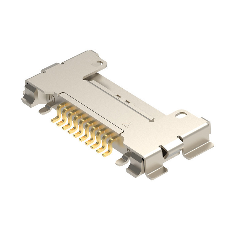 CABLINE-CA 10p 20633-310T-01S Micro-Coaxial Connector With Mechanical Lock Plug Is Bein