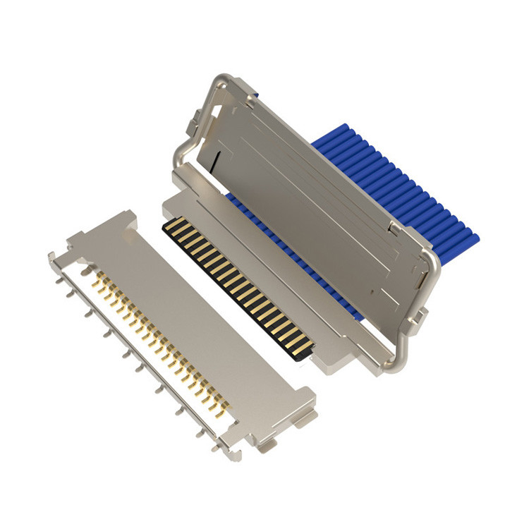 Factory CABLINE-VS II 20846-020T-01 0.5 Mm Pitch Horizontal Mating Type Micro-Coaxial Connector