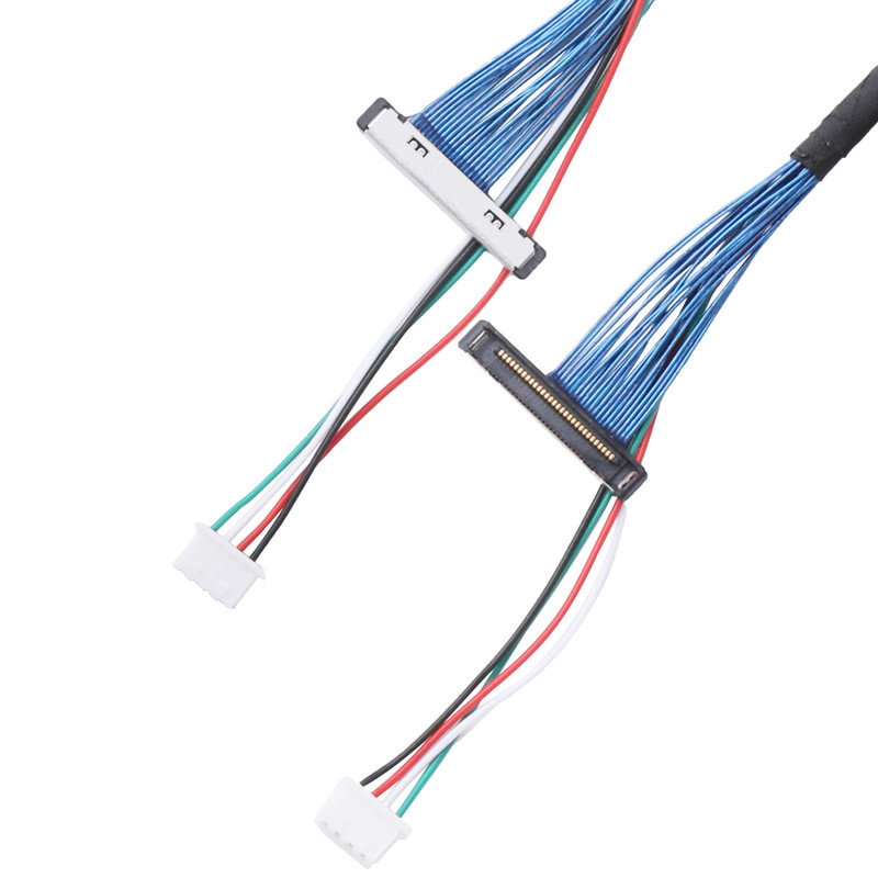 Cabline-Ss 20373-030t-00 To 51021-0400 Housing Assembly Micro Coax Connectors