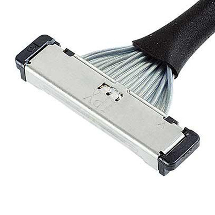 Receptacle Plug CABLINE-SS 20380-R20T-06 Micro Coaxial Cable Connector Lvds 20 Pin Connector Cable