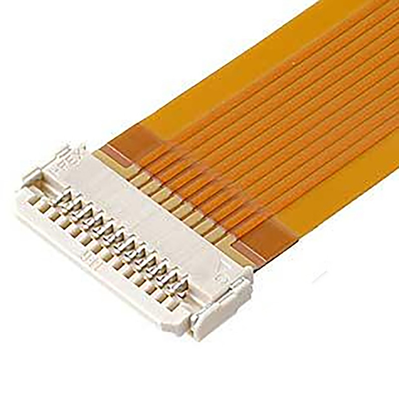 Horizontal Ipex Micro Coaxial Cable 0.5mm Pitch DW-5 20598-008T-02 Receptacle Plug 8 Pin