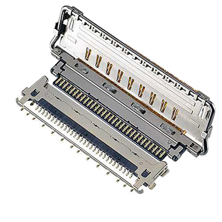 Horizontal Mating Type Micro-Coaxial Connector Cabline VS II 20846-020T 030T 040T 0.5 Mm Pitch