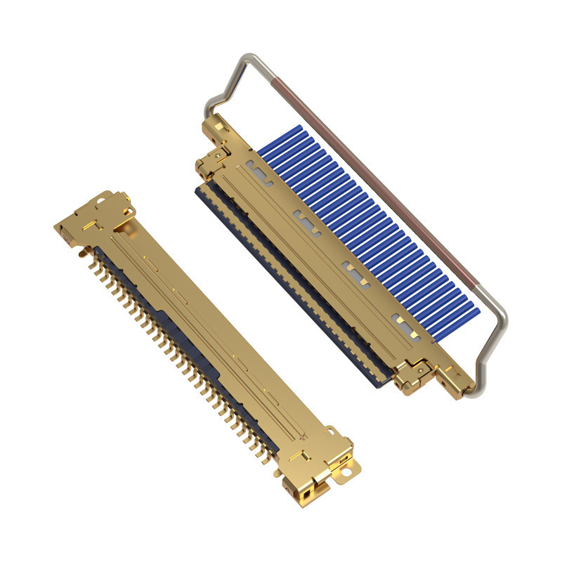 CABLINE-VS 20453-230T-03 0.5 mm pitch, Horizontal mating type micro-coaxial connector