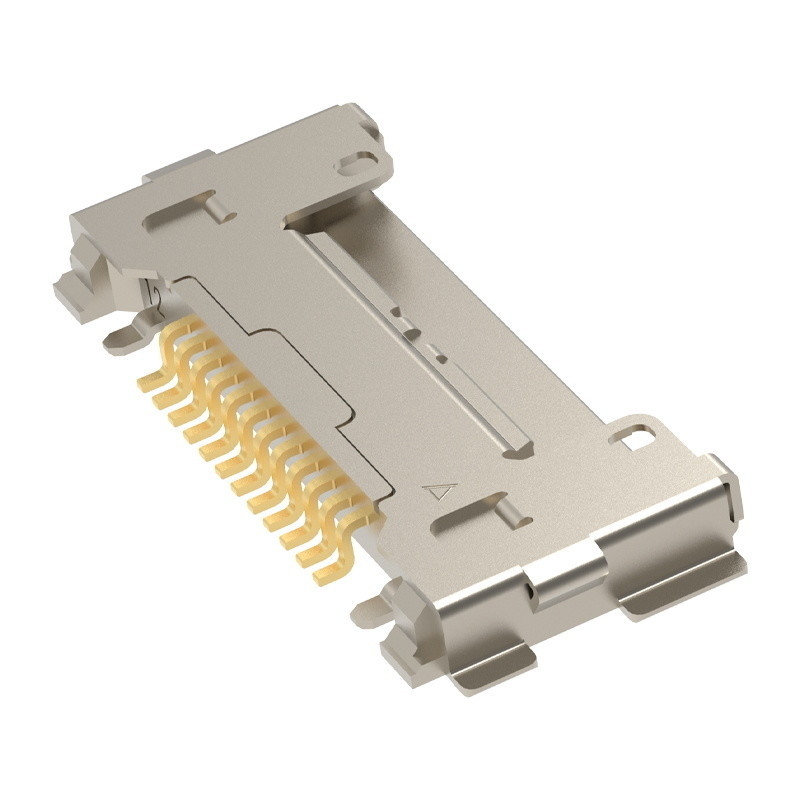 CABLINE-CA 12pin20633-212T-01S Plug For Micro Coaxial Cable Assembly 0.4 mm pitch, Horizontal mating type