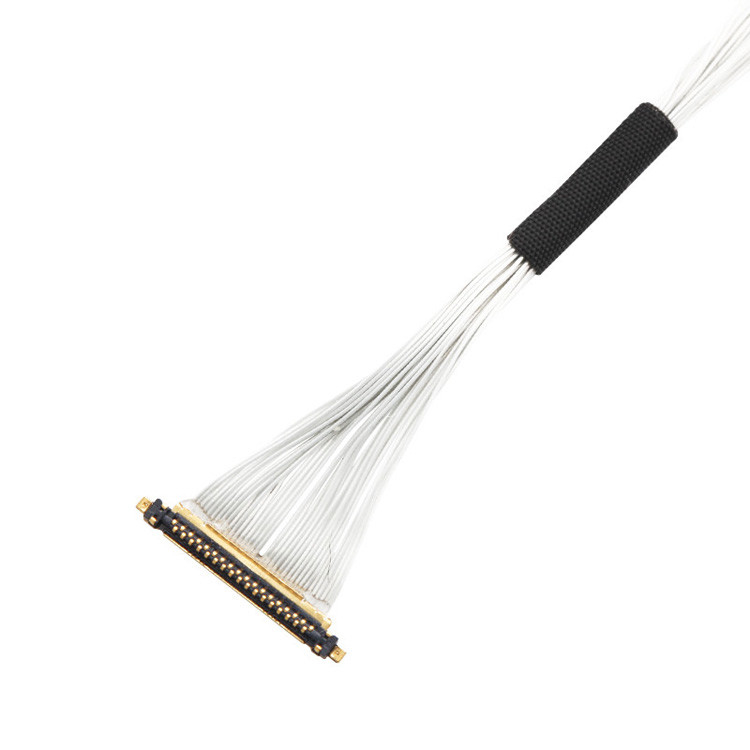 34 Pin JST AUHR-05V-H To I-PEX 20531-34-01 0.25mm Pitch LVDS EDP Cable Assembly
