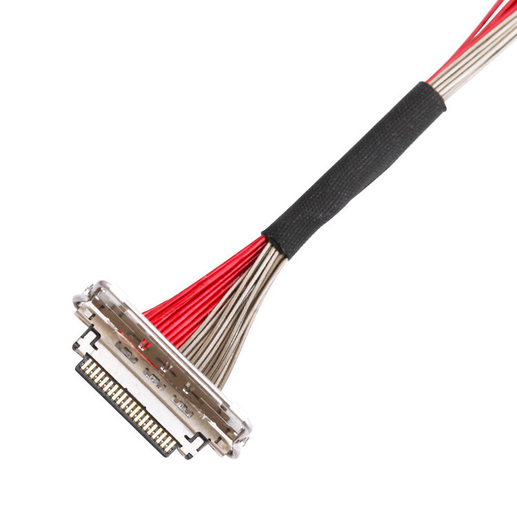 Factory Custom I-PEX 20679-020T-01 0.4mm Pitch 20 Pin LVDS Coaxial Cable 220mm