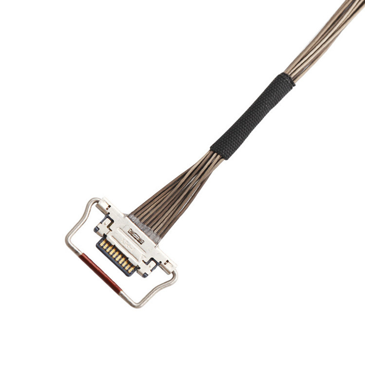 10 Pin EDP I-PEX Coaxial LVDS Cable 0.4mm Pitch 20633-310T-01S 38AWG
