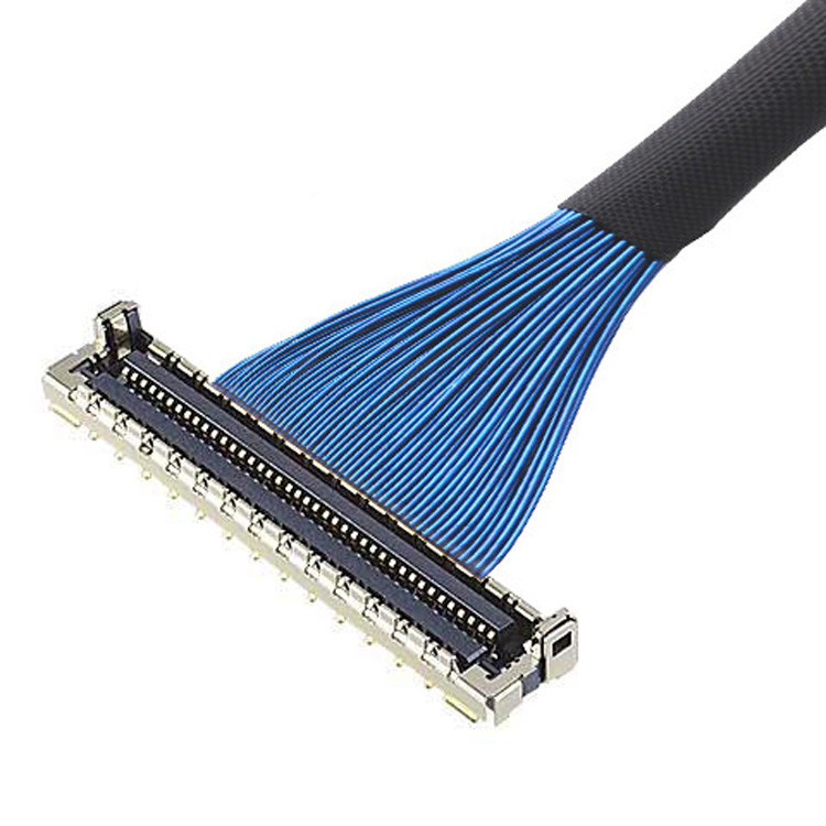 Micro Coaxial LVDS Cable With EMC Shielding And Mechanical Locking IPEX MICRO COAX CABLE 30P CABLINE-UM 20878-030T-01