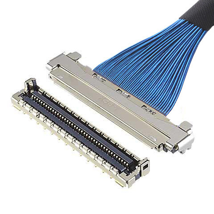 Micro Coaxial LVDS Cable With EMC Shielding And Mechanical Locking IPEX MICRO COAX CABLE 30P CABLINE-UM 20878-030T-01