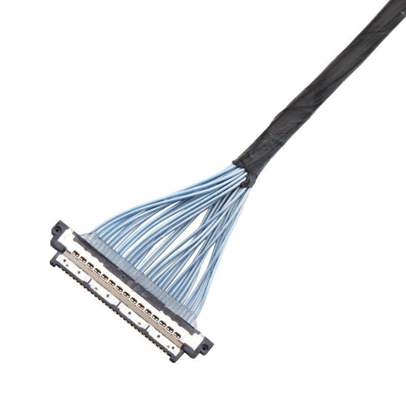 I-Pex 20453-230T-03 To Kel SSL20-30S Micro Coaxial Cable 30P Lvds Edp Cable Assembly