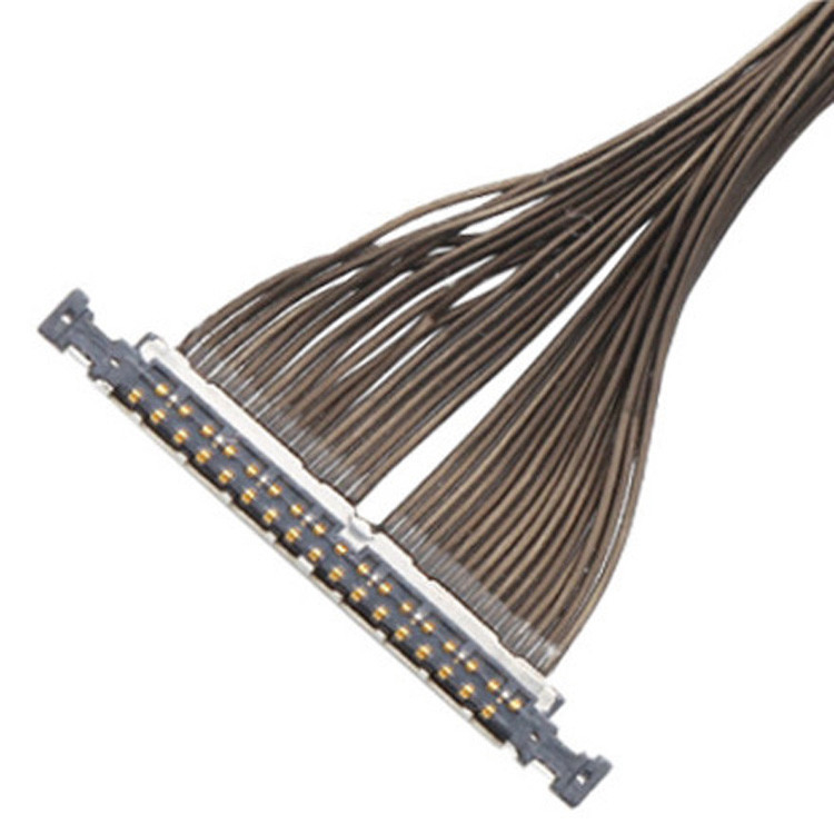 Lvds Cable For Drone 32P Connector 32 Pin Micro Coaxial Cable I PEX 0.3mm Pitch 20496-032T-40