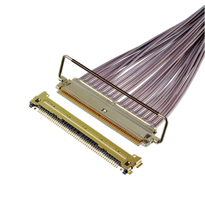 CABLINE-CAP 64 Gbps PAM4 81863-100B-01 50P 0.4mm Pitch Horizontal Mating Type Micro-Coaxial Cable Assembly OEM/ODM