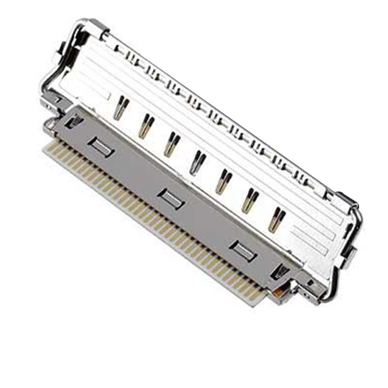 IIF 20856-040T-01 50P micro coax cable assembly Fully Shielded With Multi Point Ground And Mechanical Lock