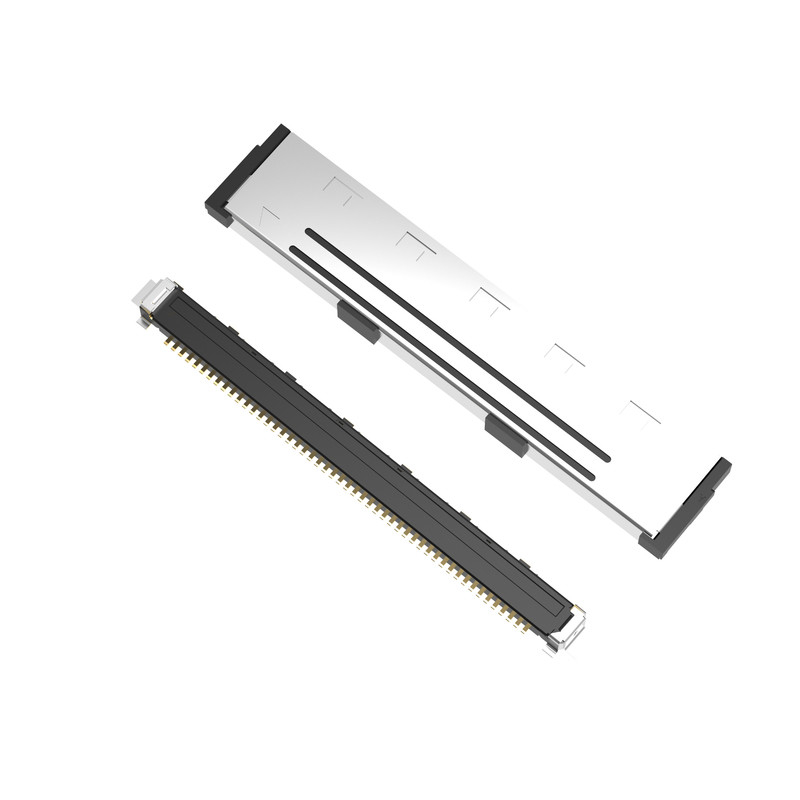 FPL II 50P Lvds Micro Coax Cable 20437-050T-01 0.5 Mm Pitch Vertical Mating Type Micro-Coaxial Connector