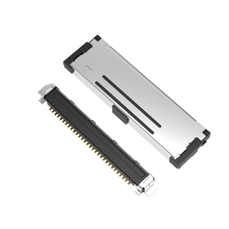 FPL II 20437-030T-01 Horizontal Mating Type Micro-Coaxial Connector With Mechanical Lock 30Pin 40P 50P 0.4 Mm Pitch