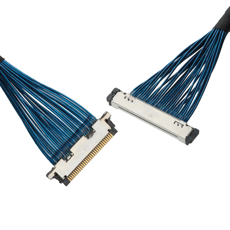 0.4mm Pitch Coaxial Cable Connector ROHS IPEX Micro Coaxial Cable 20380-R30T-06 To 20345-30T-32R
