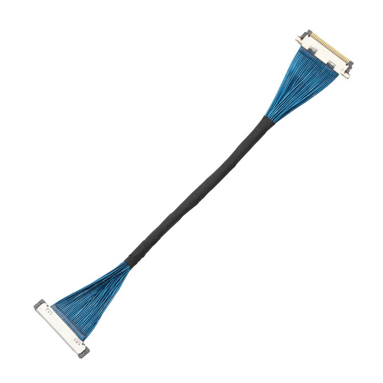 0.4mm Pitch Coaxial Cable Connector ROHS IPEX Micro Coaxial Cable 20380-R30T-06 To 20345-30T-32R