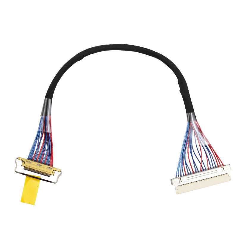 0.5mm Pitch 20453-220t-03 Lvds Cable Assembly Df19g-20s To I-Pex ISO14001