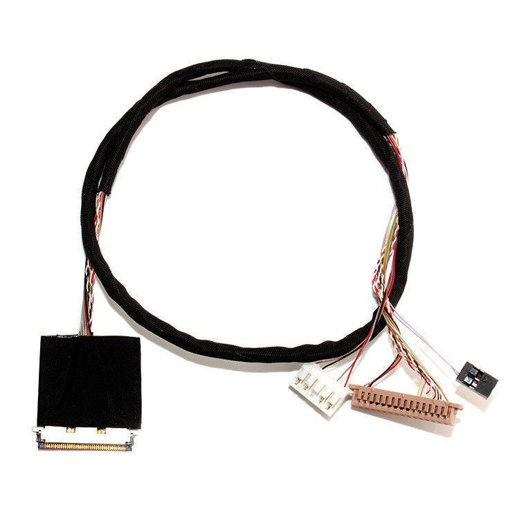 LVDS Cable Assembly From 40 Pin To 30 Pin With I PEX /  Connector 20345 040T 32R To DF13