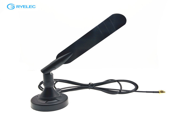5dbi Rubber Duck 4G LTE Antenna With Magnetic Base / Swivel Dipole Paddle