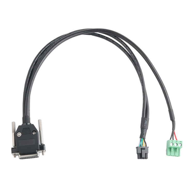 Customized Industrial Cable Connectors, Pitch 3.0mm DB-15P Female To HSG 43025-0800 And Pitch 5.8mm 691352710003