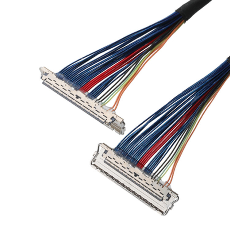 LVDS Cable Connectors Signal Data Transfer From DF14-20P-1.25H To PH2.0-6P Connector And DH2.0-T Terminal