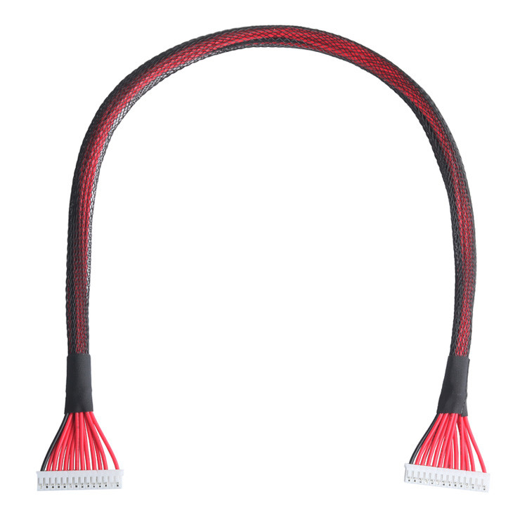 Custom Cable Assembly OEM/ODM ROHS For JST PH-14P Connector LVDS Display Connector