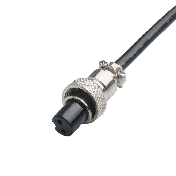 Custom Cable Assembly Connectors OEM/ODM For CLEAR PVC 30P D-SUB FEMALE To GX12 M12-2P Connector
