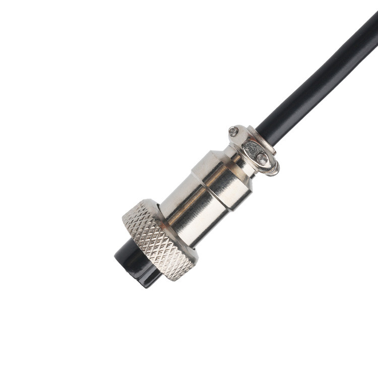 Custom Cable Assembly Connectors OEM/ODM For CLEAR PVC 30P D-SUB FEMALE To GX12 M12-2P Connector
