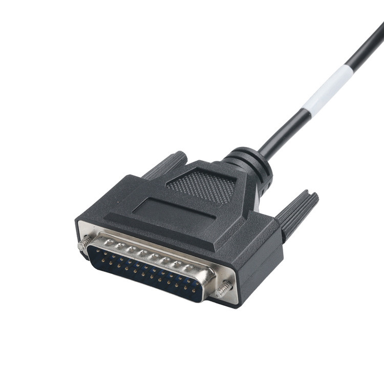 Custom Cable Assembly Connectors OEM/ODM For CLEAR PVC 30P D-SUB FEMALE To GX12 M12-2P Connector