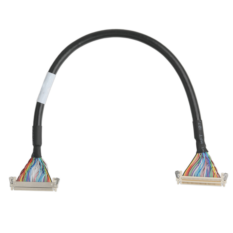 LCD Cable JAE FI-X30HL Display Screen Motherboard Cable Connector UL20276 AWG30 with Braid and UL Label