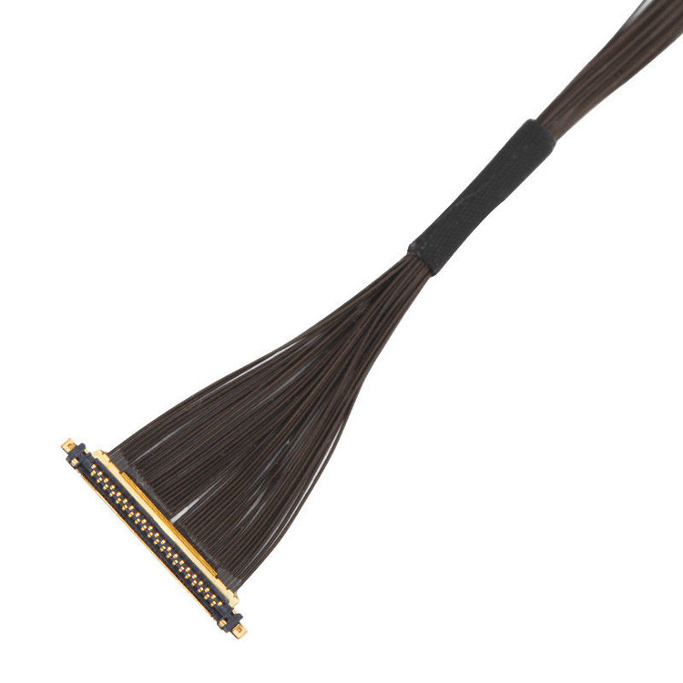 IPEX CABLINE®-UX II 40P UL11130 46AWG Micro Coaxial Cable Assembly I-PEX 20531-040t-02 IDC Forming OEM/ODM