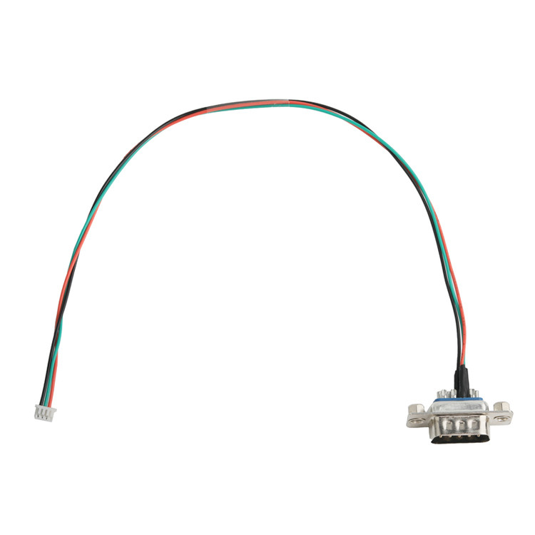 DB 9P LVDS Cable Assembly D-SUB-9P Male Solder To MX1.25mm 4Pin Wire Connector OEM/ODM