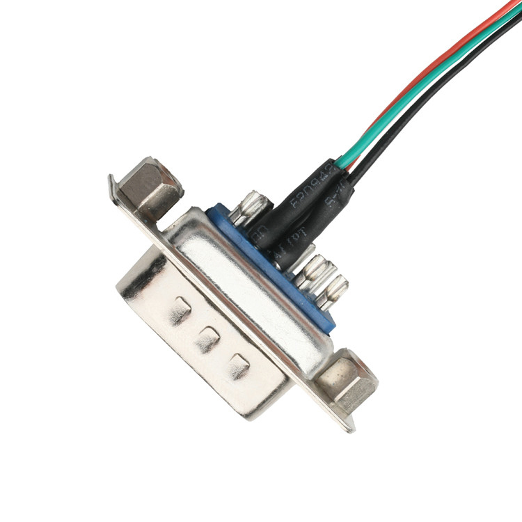 DB 9P LVDS Cable Assembly D-SUB-9P Male Solder To MX1.25mm 4Pin Wire Connector OEM/ODM