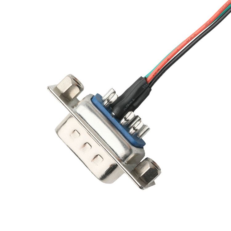 DB 9P LVDS Cable Assembly D-SUB-9P Male Solder To MX1.25mm 4Pin Wire Connector OEM/ODM