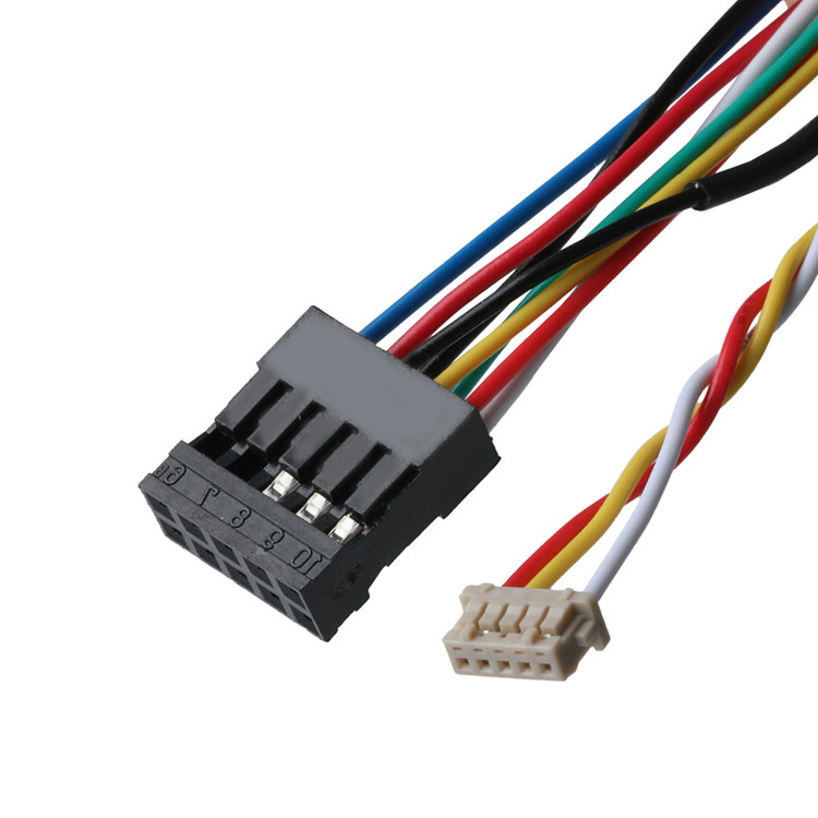 Combined Customized Cable JST RF-10 To DF13-14S-1.25C DF13-5S-1.25C And SEN-13314 Cable Connector Assembly