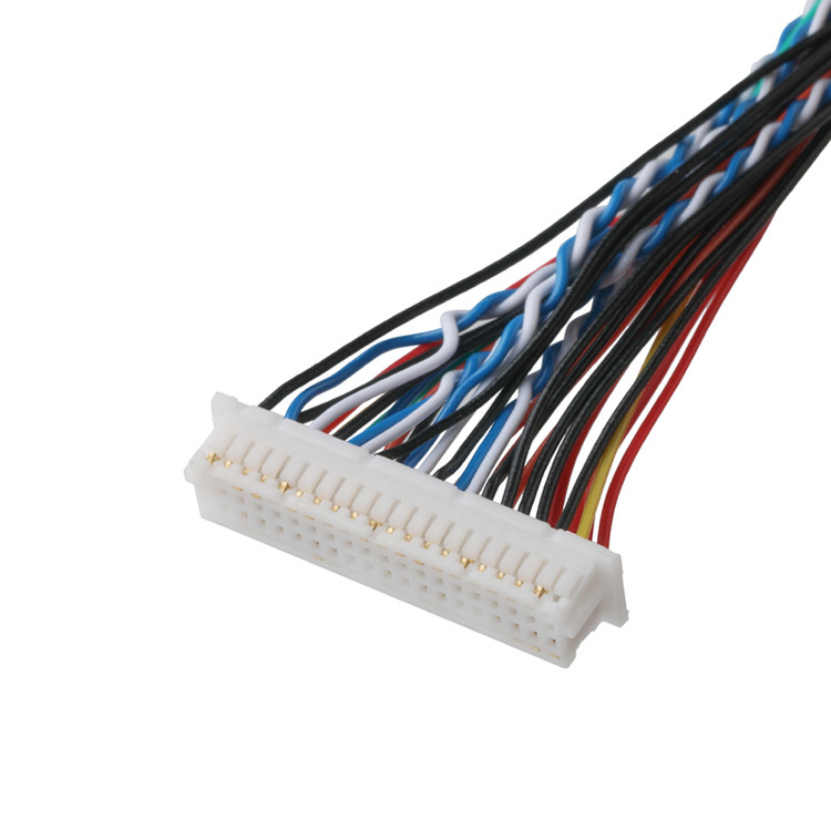 LVDS Cable FI-X30HL 30P To DF20A-40P Or 9P HSG Cable Coaxial Connector OEM/ODM