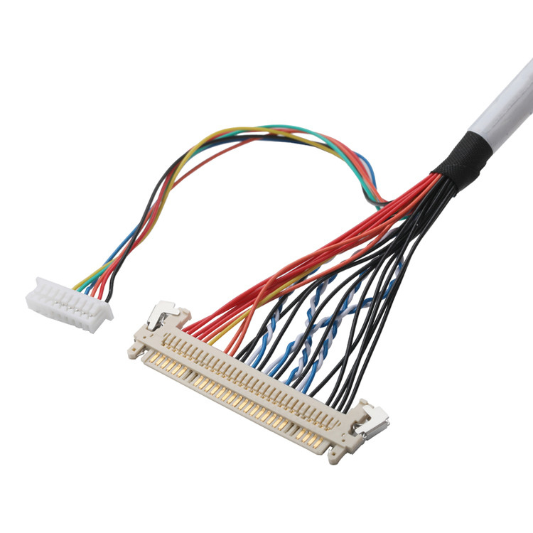 LVDS Cable FI-X30HL 30P To DF20A-40P Or 9P HSG Cable Coaxial Connector OEM/ODM