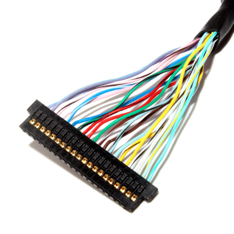 The LVDS Cable Assembly With A 1.0mm Pitch And 32AWG, Using The  DF13-20DS-1.25C LCD Connector