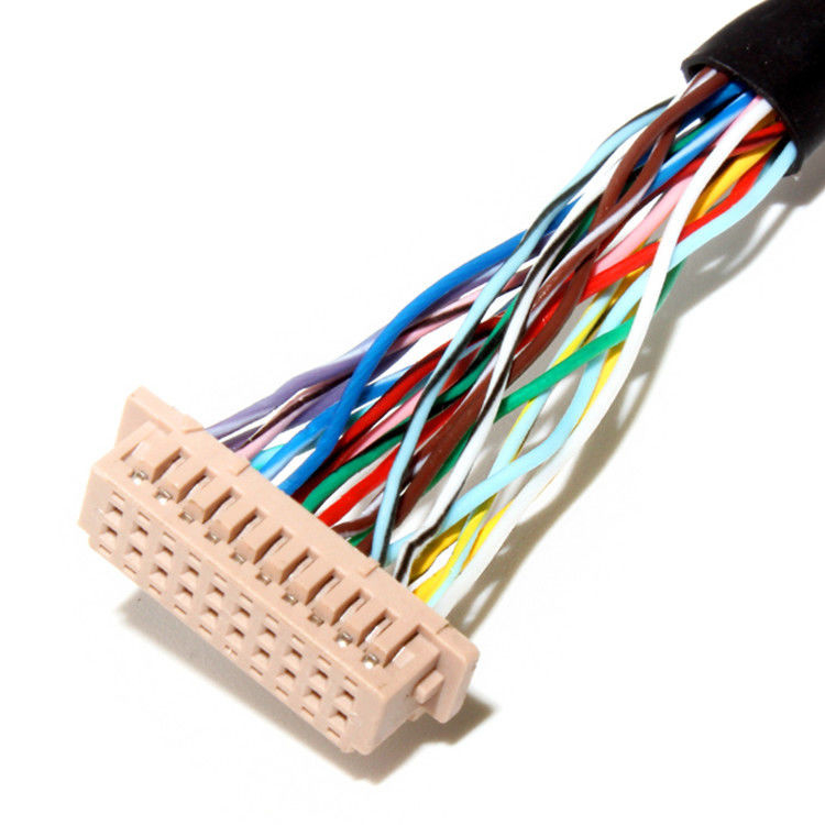 The LVDS Cable Assembly With A 1.0mm Pitch And 32AWG, Using The  DF13-20DS-1.25C LCD Connector
